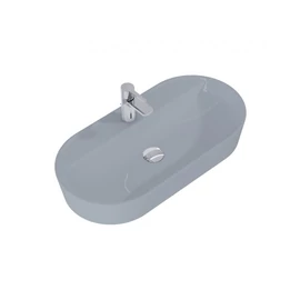 AREZZO design BABETTE pultra ültethető mosdó 82X41 matt ezüstszürke AR-145107