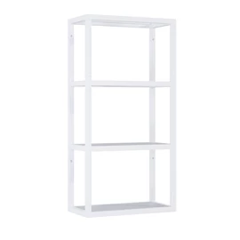 AREZZO design MONTEREY Függőpolc üveggel 40/80 matt fehér (21,6) AR-168187