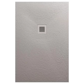 AREZZO design SOLIDSoft zuhanytálca 170x80 cm, BETON, színazonos lefolyóval AR-80170C