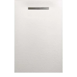 AREZZO design SOLIDSoft zuhanytálca 160x90 cm, FEHÉR, egyenes lefolyóval  AR-90160LINW