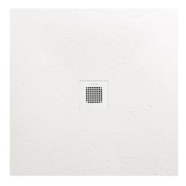 AREZZO design SOLIDSoft zuhanytálca 90x90 cm, FEHÉR, színazonos lefolyóval AR-9090W