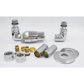 AREZZO design Cornerpex radiátor szelep króm, bal AR-CORNERPEX-CR-L