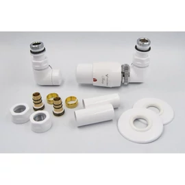 AREZZO design Cornerpex radiátor szelep fehér, jobb AR-CORNERPEX-W-R