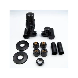 AREZZO design Variopex radiátor szelep fekete, bal AR-VARIOPEX-B-L