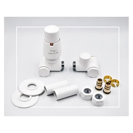 AREZZO design Variopex radiátor szelep fehér, bal AR-VARIOPEX-W-L