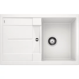 BLANCO METRA 45 S Silgranit mosogató dugókiemelő nélkül, fehér 513187