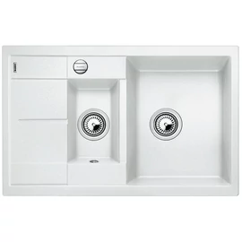 BLANCO METRA 6S COMPACT Silgranit mosogatótál dugókiemelővel (fehér, #513468)