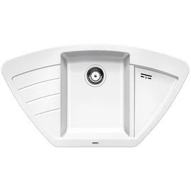 BLANCO ZIA 9E Silgranit mosogató szűrőkosárral (fehér, #514758)