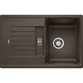 BLANCO ZIA 45S Silgranit mosogató szűrőkosárral (kávé, #515070)