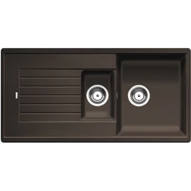 BLANCO ZIA 6S Silgranit mosogató szűrőkosárral (kávé, #515072)