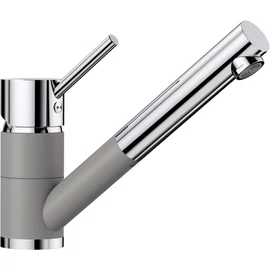 BLANCO ANTAS-S Silgranit/króm kihúzhatófejes csaptelep (alumetál, #515349)