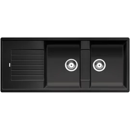 BLANCO ZIA 8S Silgranit mosogató szűrőkosárral (antracit, #515605)