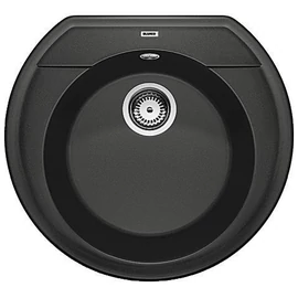 BLANCO RONDOVAL 45 Silgranit mosogató dugókiemelő nélkül (antracit, #515679)