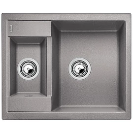 BLANCO METRA 6 Silgranit mosogató szűrőkosárral (alumetál, #516172)