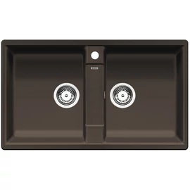 BLANCO ZIA 9 Silgranit mosogató szűrőkosárral (kávé, #516683)