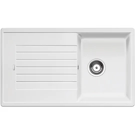 BLANCO ZIA 45SL Silgranit mosogató szűrőkosárral (fehér, #516740)