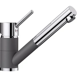 BLANCO ANTAS-S Silgranit/króm kihúzhatófejes csaptelep (palaszürke, #518794)