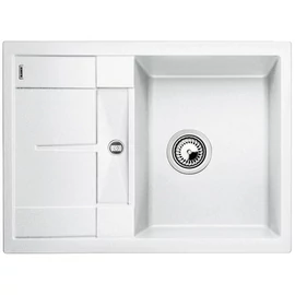 BLANCO METRA 45 S Compact Silgranit mosogató dugókiemelő nélkül, fehér 519565