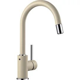 BLANCO MIDA-S SILGRANIT kihúzható perlátoros mosogató csaptelep (pezsgő, 521459)