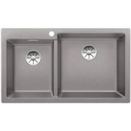 BLANCO PLEON 9 Silgranit mosogató dugókiemelő nélkül, alumetál 523059