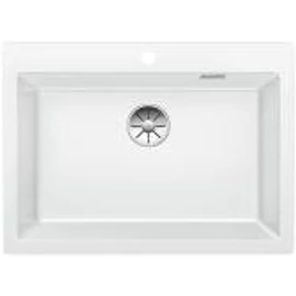 BLANCO PLEON 8 Silgranit mosogató dugókiemelő nélkül, fehér 523047