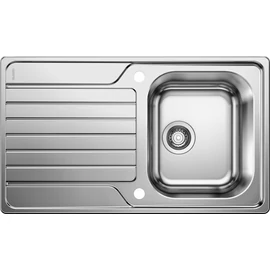 BLANCO DINAS 45 S rozsdamentes mosogató két furattal, lefolyó távműködtetővel 523378
