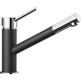 BLANCO KANO-S Silgranit kihúzható fejes mosogató csaptelep, antracit/króm 525038
