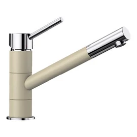 BLANCO KANO-S Silgranit kihúzható fejes mosogató csaptelep, pezsgő/króm 525046