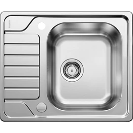 BLANCO DINAS 45 S Mini rozsdamentes mosogató két furattal, lefolyó távműködtetővel 523378