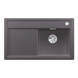 BLANCO ZENAR 45 S palaszürke mosogató jobboldali főmedencével fa vágódeszkával 523748