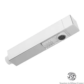 Bugnatese Kézi zuhanyfej szögletes kihúzh.zfejes mosihoz króm színben 19153