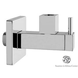 Bugnatese Sarokszelep filteres 1/2-3/8" szögletes króm színben 19252