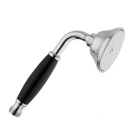 Bugnatese klasszikus stílusú kézizuhany porcelán fogóval, szálcsiszolt nikkel 19744NS