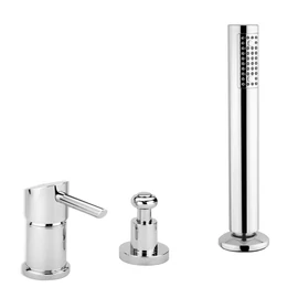 Bugnatese Smart 2157CR Peremre szerelhető 3 üléses kádcsaptelep kifolyó nélkül CR / KRÓM