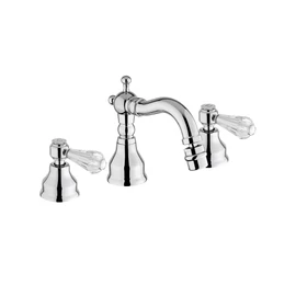 Bugnatese Revival 425KCR Álló 3 üléses bidet csaptelep kifolyóval swarovski fogantyúval CR / KRÓM