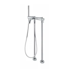 Bugnatese ORION Szabadon álló kádcsaptelep kézizuhannyal, matt fekete vagy fehér szín 5600POP