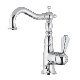 Bugnatese Oxfor 6313KBR Mosdócsaptelep leeresztővel swarovski fogantyúval BR / BRONZ