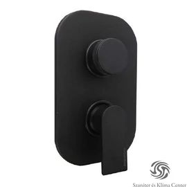 Bugnatese Simple Fal alatti 4 állású csaptelep matt fekete színben 6632OP
