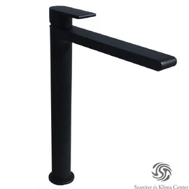 Bugnatese SIMPLE Magas mosdó csaptelep matt fekete színben 6697SOP