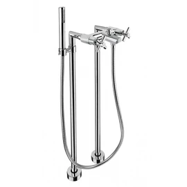 Bugnatese Rodos 7300PCR Szabadonálló kádcsaptelep kézizuhannyal CR / KRÓM