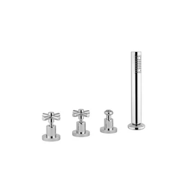 Bugnatese Rodos 7382CR Peremre szerelt 4 üléses kád csaptelep CR / KRÓM