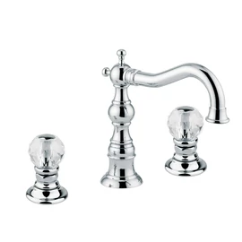 Bugnatese Arcadia 8312KCR Álló 3 üléses mosdó csaptelep swarovski fogantyúval CR / KRÓM