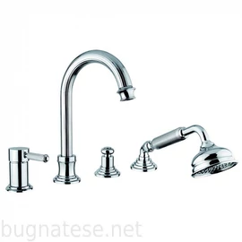 Bugnatese Athena peremre szerelt 4 üléses kádcsaptelep, króm, 8555CR