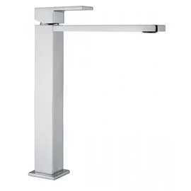 Bugnatese Tetris álló magas mosdócsaptelep leeresztő nélkül, szálcsiszolt nikkel 9117SNS