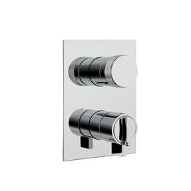 Bugnatese Stone Termostatico 9354CR Termosztátos fal alatti 4 állású zuhanyváltó komplett CR / KRÓM