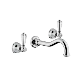 Bugnatese Revival 469KCR Fali mosdócsaptelep 23 cm kifolyóval swarovski fogantyúval CR / KRÓM