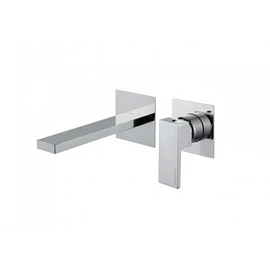 Bugnatese Tetris fal alatti mosdócsaptelep 21 cm kifolyóval, króm 9165CR