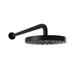 Bugnatese KOBUK Kerek zuhanyfej 20 cm átmérővel, 40 cm-es zuhanykarral matt fekete vagy fehér szín 93848OP