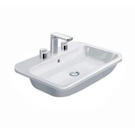 Duravit Happy D.2 60x46 cm beépíthető mosdó három csaplyukkal 0483600030