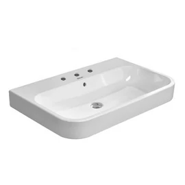 Duravit Happy D.2 65x50,5 cm bútorral aláépíthető mosdó csiszolt három csaplyukkal 2318650025